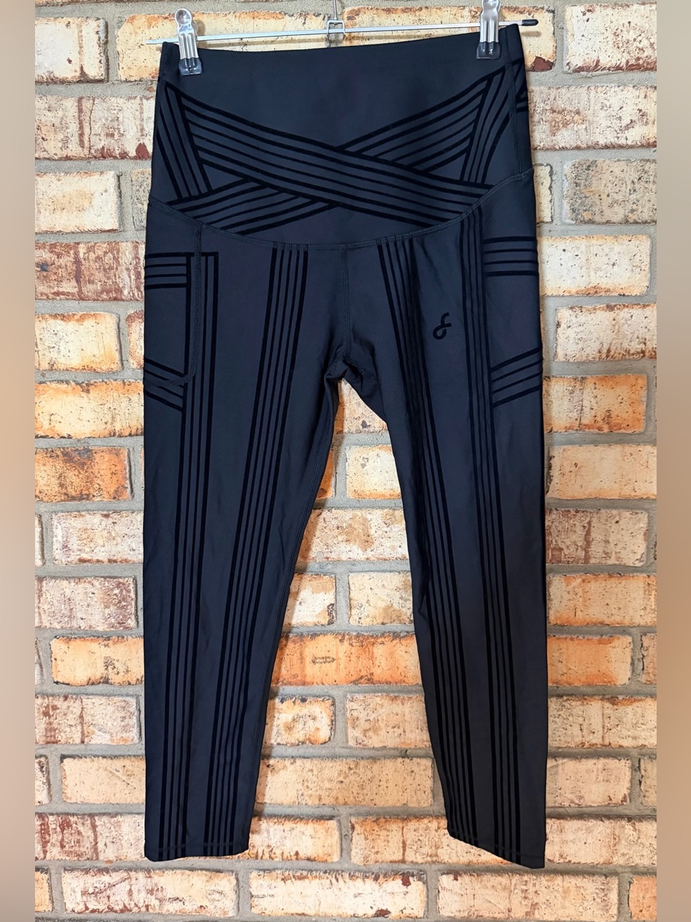 Fanka compression band black leggings 10